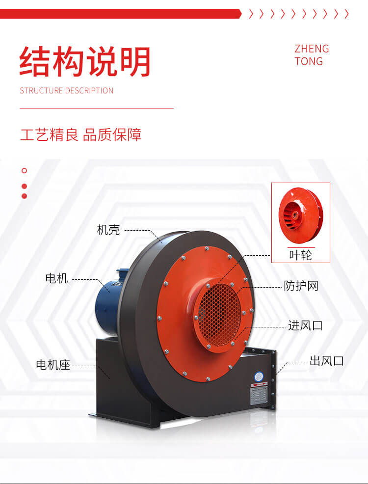 郑通风机为您讲解离心式通风机的使用与维护